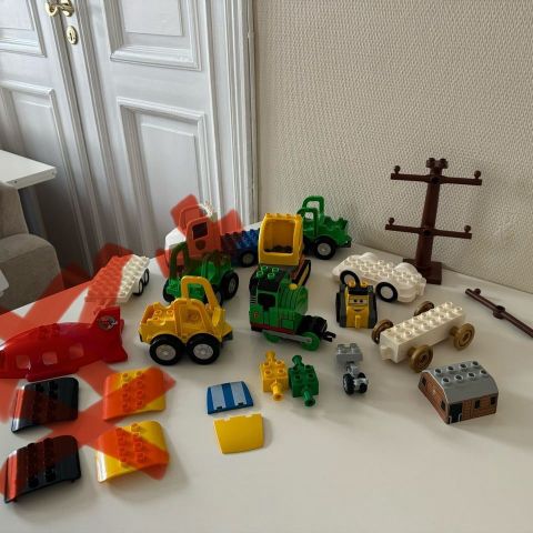 Lego Duplo kjøretøy - Reserve deler