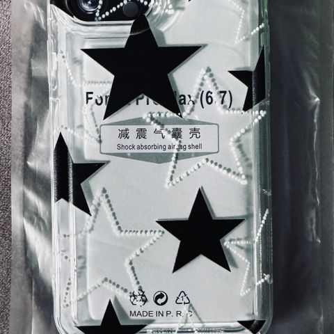 Impact Case for iPhone 12 Pro Max – Stars Black Clear