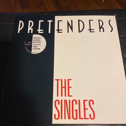 Pretenders ** The Singles ** LP ** Med stor poster