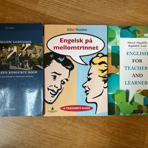 Pensumbøker engelsk/lærer