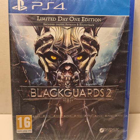 Blackguards 2 - PlayStation 4 - Ny og Uåpnet / Forseglet