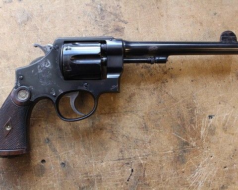 S&W Hand Ejector 2nd model .455 Eley reg pliktig