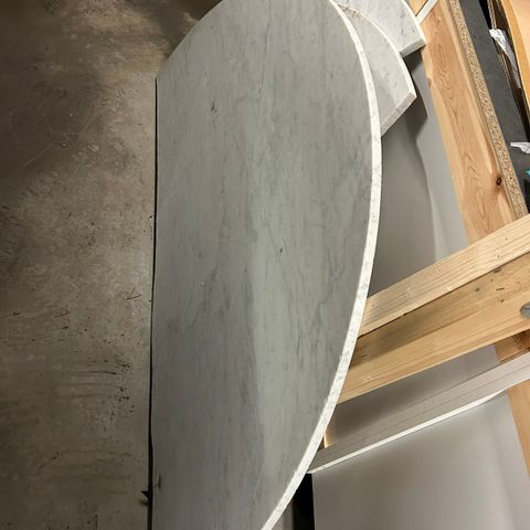 Marmorplate rund skive Ø130cm