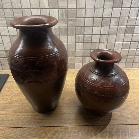 2 vintage vaser