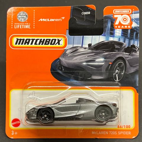 Matchbox McLaren 720s Spider - 70 Years - HLD39