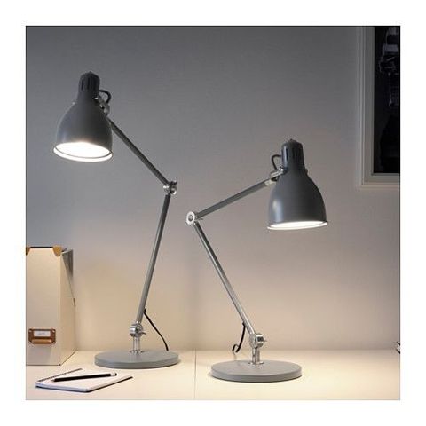 IKEA * ARÖD Arbeidslampe * grå