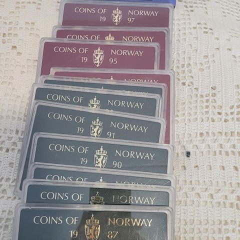 12 Myntsett, Coins of Norway