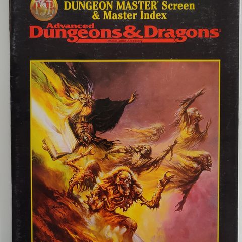 Dungeons & Dragons 1e - Dungeon Master Screen & Master Index