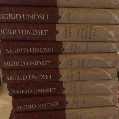 Sigrid undset samlede romaner og fortellinger👒📚