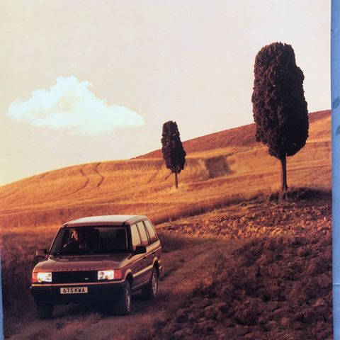 Bilbrosjyre av Range Rover 1994 modell