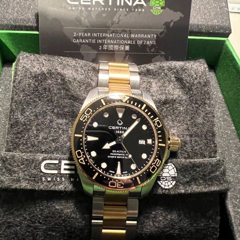 Certina DC Action Diver 43mmGull/stål