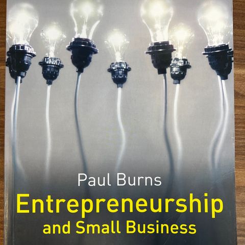 Entrepreneurship and Small Business - Paul Burns (2001)