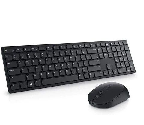 DELL PRO KM5221W - tastatur- og mussett - Nordisk - svart