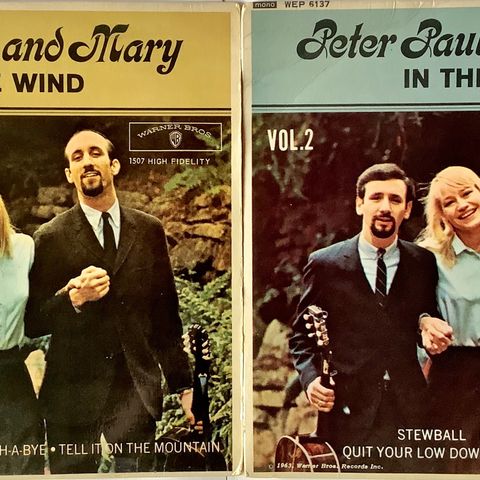 2 x Ep 1963 * Peter, Paul and Mary *