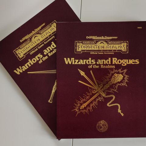 Dungeons & Dragons 2e - Forgotten Realms Class Handbooks