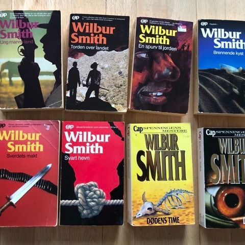 Wilbur Smith spenningsbøker