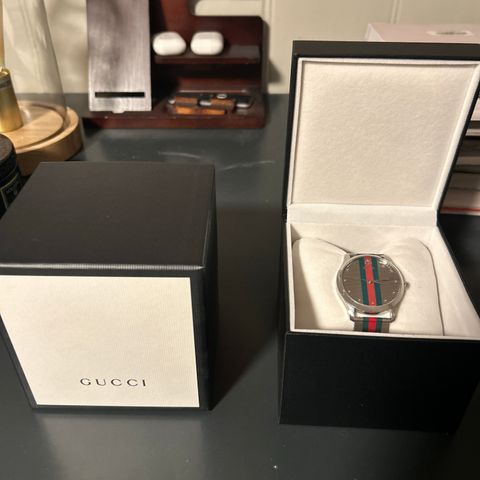 Gucci G-Timeless 42mm Striped Dial