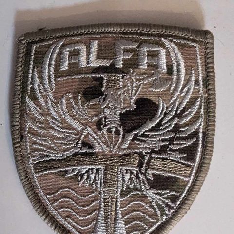 Norsk Militært Merke/Patch, MJK, Marinejegerkommandoen, ALFA Team "Ørken".