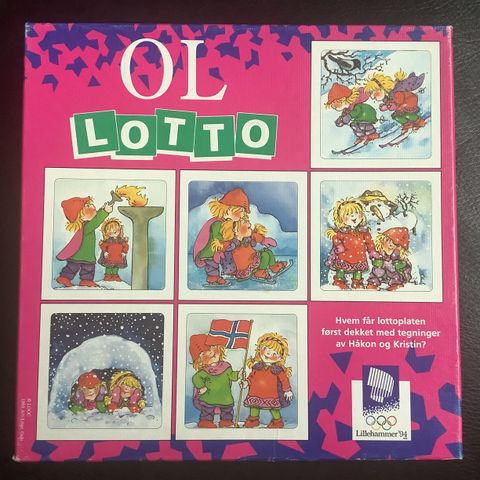 Lotto-spill som ble laget til OL på Lillehammer i 1994.