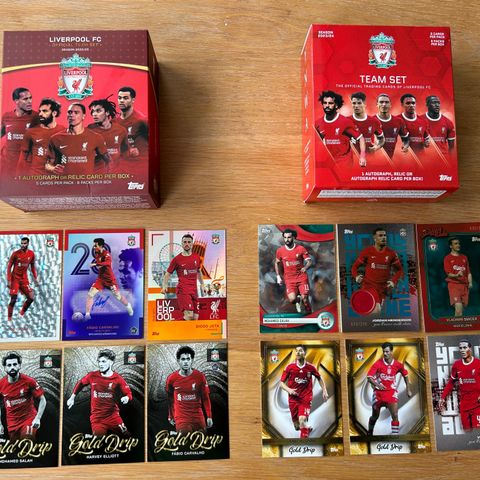 Liverpool official trading cards / samlerkort