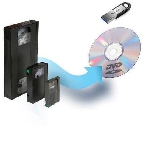 Digitaliserer av digital 8, HI8, video 8, miniDV, VHS-C og VHS med DC30 Pro