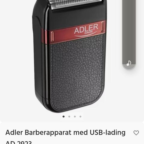 Adler Barberapparat med USB-lading AD 2923