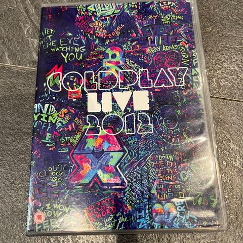 DVD - Coldplay live