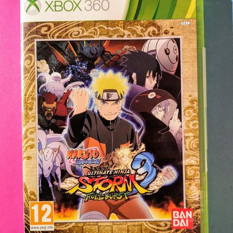 Naruto Shippuden Ultimate Ninja Storm 3 Full Burst Xbox 360