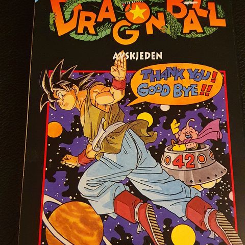 Dragon Ball "Avskjeden" Norsk utg. (Ikke lest i)