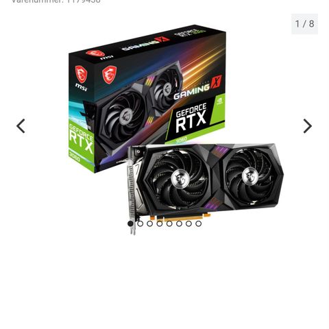 MSI GeForce RTX 3060 GAMING X