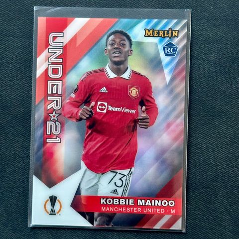 2022-23 Topps Merlin Chrome ROOKIE Kobbie Mainoo U21 Manchester United