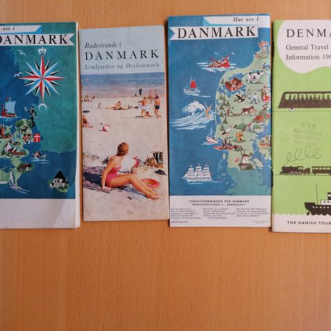 Danmark - turistbrosjyrer 1968