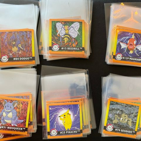 Pokemon Series 1 Stickers