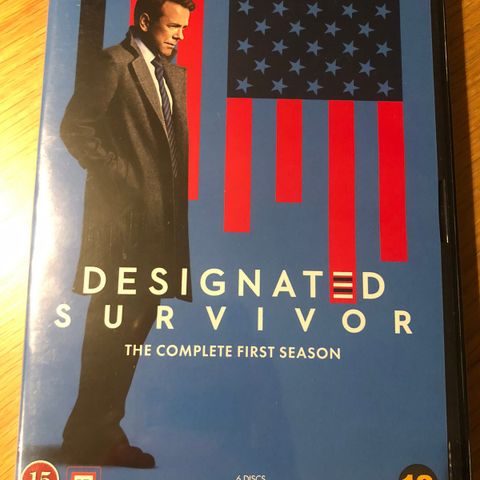 Designated Survivor sesong 1&2 (DVD).