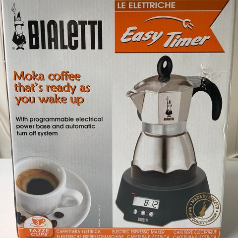 Bialetti Moka Easy Timer - 3 kopper