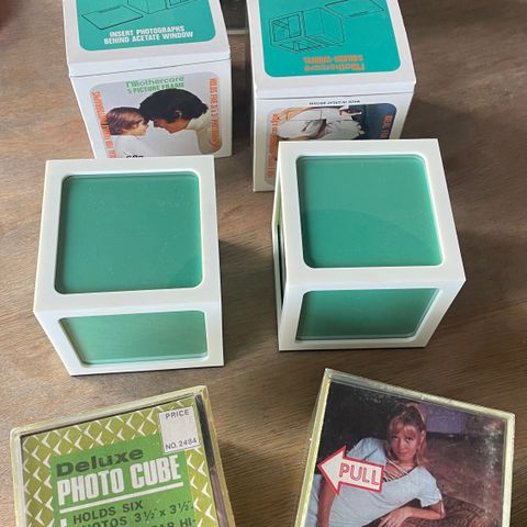 Unike retro foto kube / bokser selges samlet