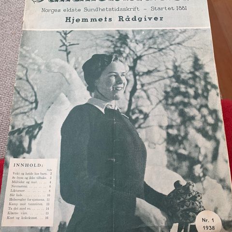 Lundhetsbladet.      Nr.1.  1938.       50kr