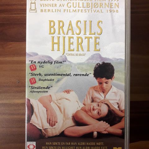 "Brasils Hjerte" 1998 film på VHS - Miramax