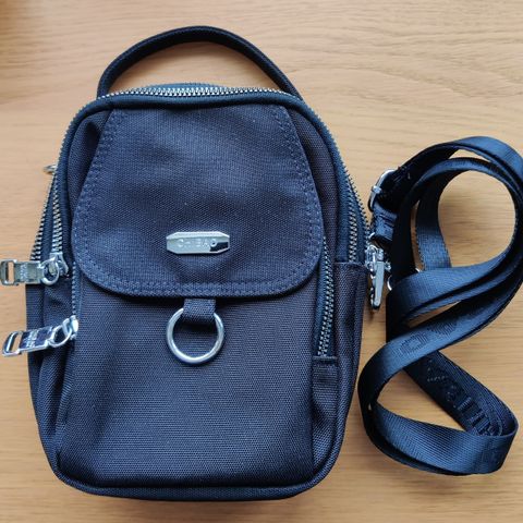 Sort vanntett og lett Crossbody-veske skulderveske