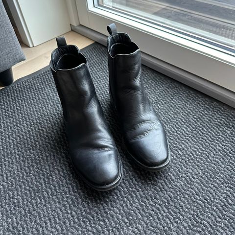 Anna Field Chealse boots str 38 ekte skinn