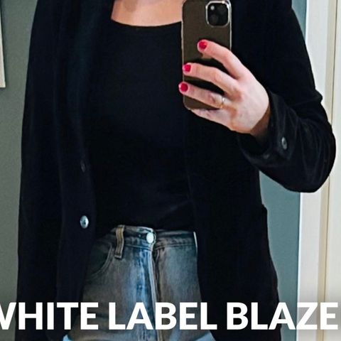 White label blazer