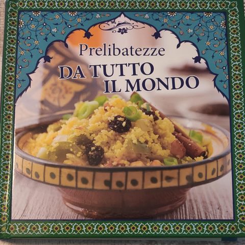 Kokebok med matoppskrifter fra hele verden, på italiensk