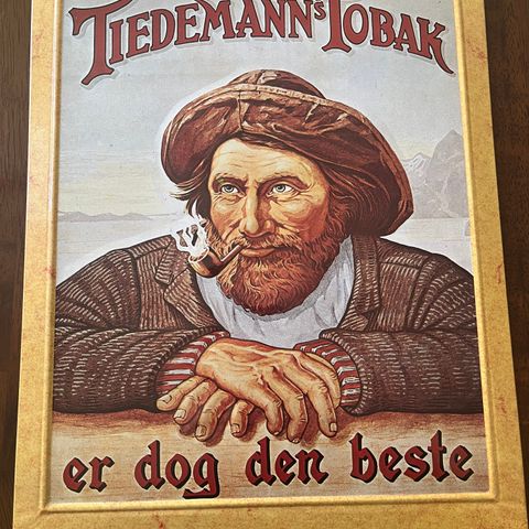 Tiedemanns Tobakk skilt