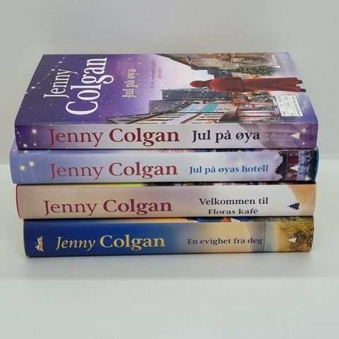 4 stk Jenny Colgan bøker. 3 hardcover, 1 pocket