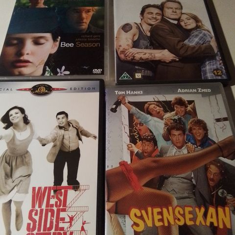 West Side Story- Bachelor Party- Bee Season- Why Me- Brutte Omfavnelser