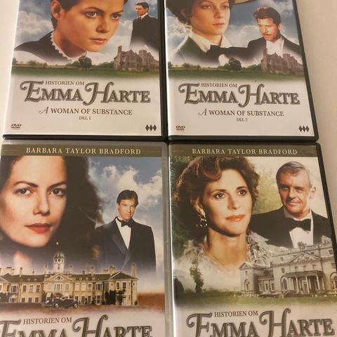 Historien om Emma Harte 1-4 (Norsk tekst) Dvd