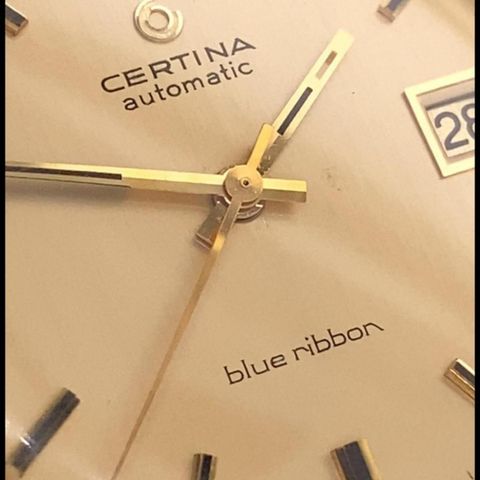 Certina automatic blue ribbon gull armbåndsur