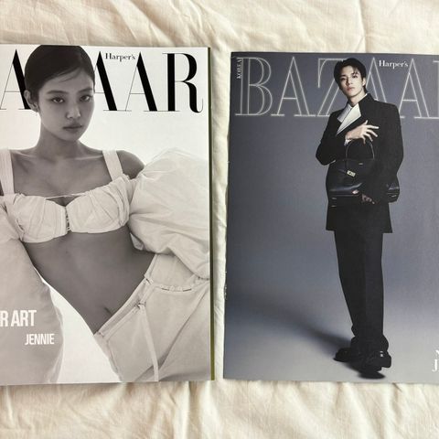 BAZAAR Jennie cover m NCT Jeno