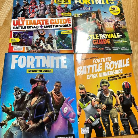 FORTNITE magasiner, guider, samlealbum