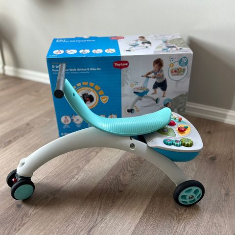 Tiny love 5 in 1 walker ride blue